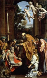 Das letzte Sakrament des Heiligen Hieronymus, 1614